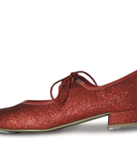 DOROTHY RED GLITTER TAP SHOES