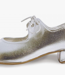 silver pu tap shoe rv