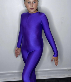 WENDY PURPLE CATSUIT NYLON LYCRA FREESTYLE