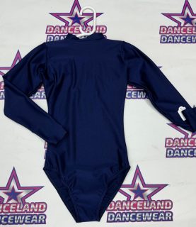 NAVY LONG SLEEVE TONI LEOTARD
