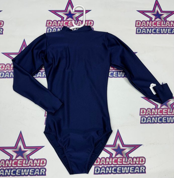 NAVY LONG SLEEVE TONI LEOTARD