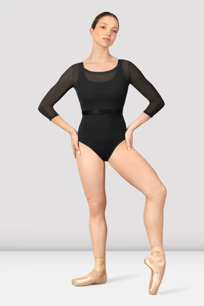 BLOCH 3/4 SLEEVE MESH TOP LIMITED EDITION M7064L - Image 4