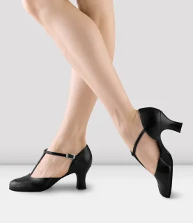 BLOCH SPLITFLEX TBAR BLACK CHARACTER SHOE S0390L