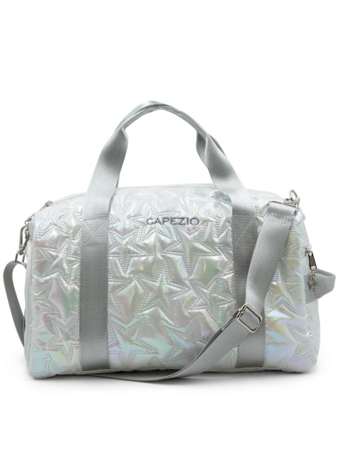 METALLIC STAR TRAVEL DUFFLE DANCE BAG B323 BY CAPEZIO
