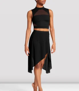BLOCH HADLEE WRAP SKIRT R3531 BLACK